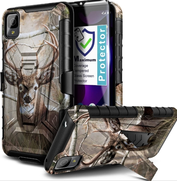 Edge Magnetic Kickstand Holster Series case for the Samsung Galaxy A01 - Picture 3 of 3